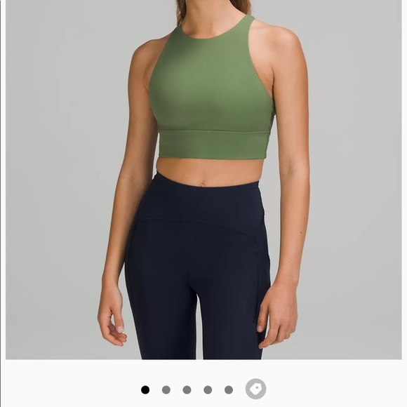 LULULEMON bra top - high neck + criss cross back - Picture 4 of 4